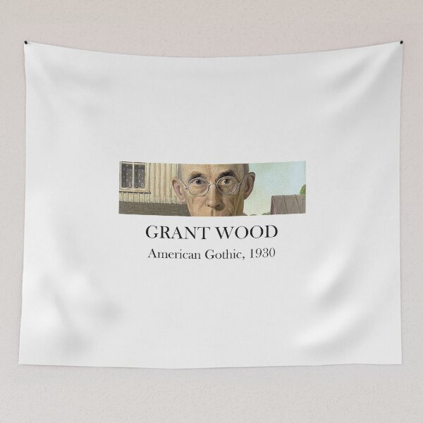 Item preview, Grant Wood - Gótico americano designed and sold by Damagaro.