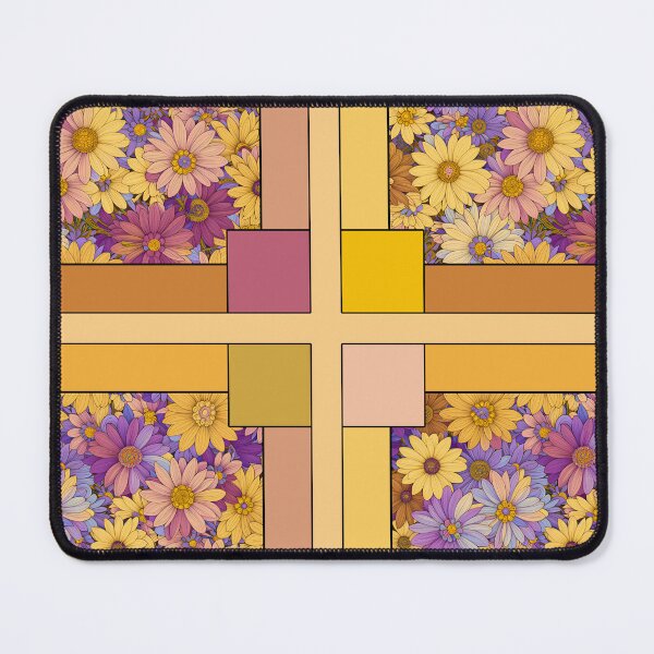 Item preview, Maximalist Flowers Pastel Floral Art Color Blocks Style 2 of 2 - Colors 3 of 6 designed and sold by Beachy.