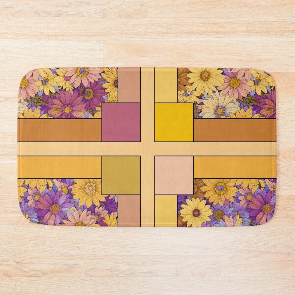 Item preview, Maximalist Flowers Pastel Floral Art Color Blocks Style 2 of 2 - Colors 3 of 6 designed and sold by Beachy.