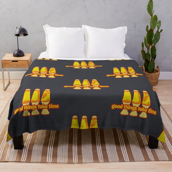 Item preview, Retro Good Things Take Time Yellow designed and sold by Pink Ribbon.