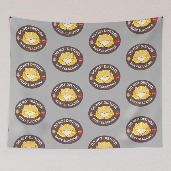 Item preview, Sleepy Cat Do Not Disturb designed and sold by SparkyArtist.