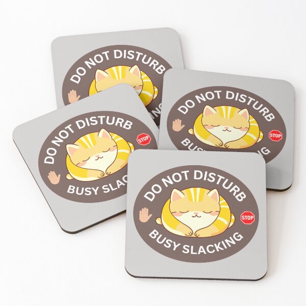 Item preview, Sleepy Cat Do Not Disturb designed and sold by SparkyArtist.