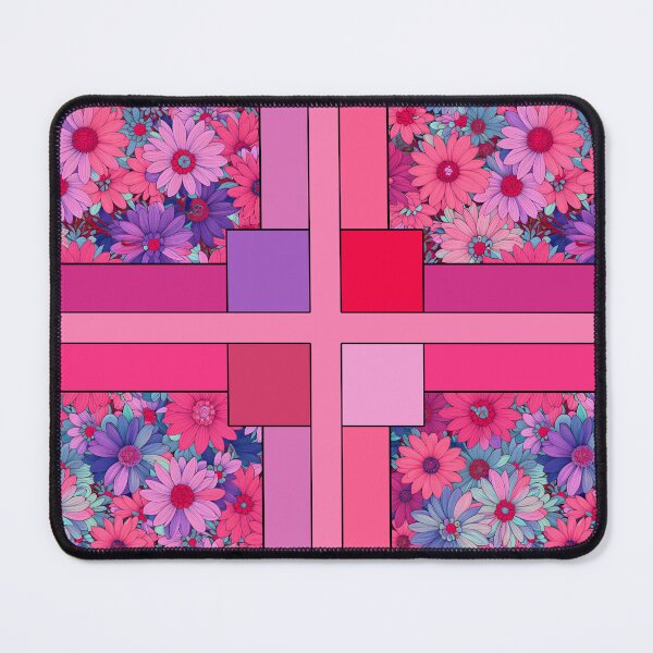 Item preview, Maximalist Flowers Pastel Floral Art Color Blocks Style 2 of 2 - Colors 4 of 6 designed and sold by Beachy.