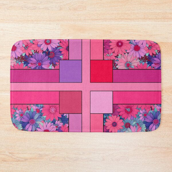 Item preview, Maximalist Flowers Pastel Floral Art Color Blocks Style 2 of 2 - Colors 4 of 6 designed and sold by Beachy.