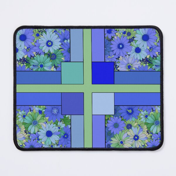 Item preview, Maximalist Flowers Pastel Floral Art Color Blocks Style 2 of 2 - Colors 5 of 6 designed and sold by Beachy.
