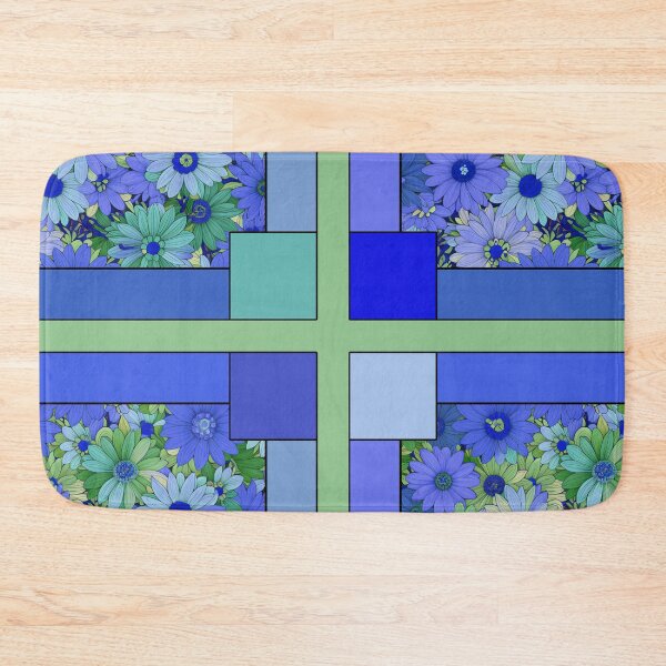 Item preview, Maximalist Flowers Pastel Floral Art Color Blocks Style 2 of 2 - Colors 5 of 6 designed and sold by Beachy.