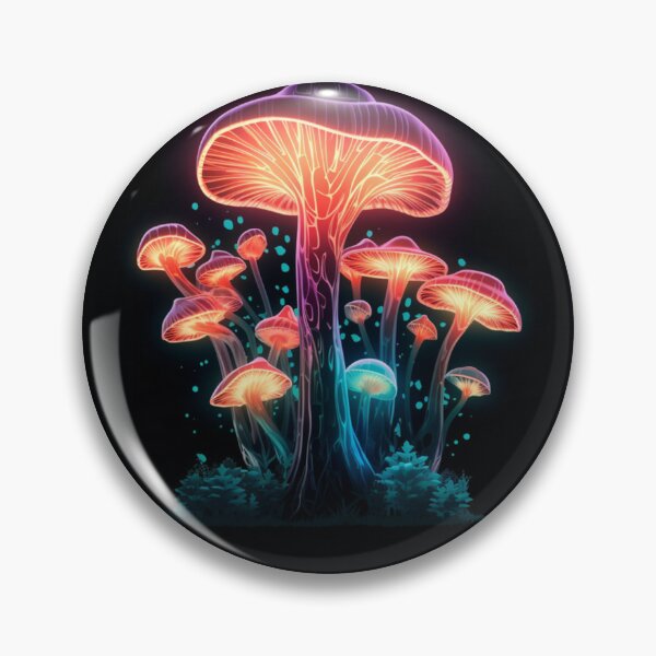 Item preview, Glowing Mushroom Aaron Douglas Style designed and sold by sorrow0891.