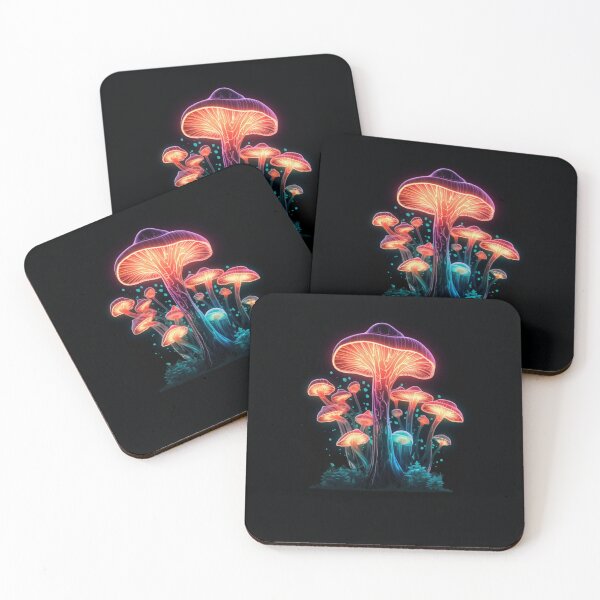 Item preview, Glowing Mushroom Aaron Douglas Style designed and sold by sorrow0891.