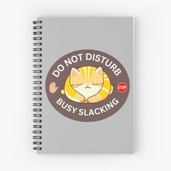 Item preview, Sleepy Cat Do Not Disturb designed and sold by SparkyArtist.