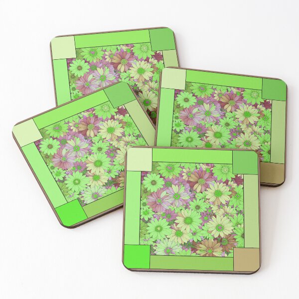 Item preview, Maximalist Flowers Pastel Floral Art Color Blocks Style 2 of 2 - Colors 6 of 6 designed and sold by Beachy.