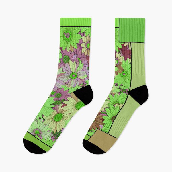 Item preview, Maximalist Flowers Pastel Floral Art Color Blocks Style 2 of 2 - Colors 6 of 6 designed and sold by Beachy.