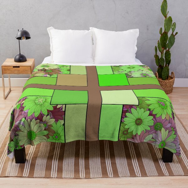 Item preview, Maximalist Flowers Pastel Floral Art Color Blocks Style 2 of 2 - Colors 6 of 6 designed and sold by Beachy.