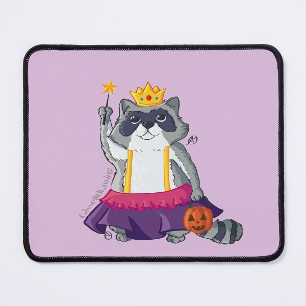 Item preview, Raccoon dressed as a magical princess, Halloween designed and sold by gisselldrawn.