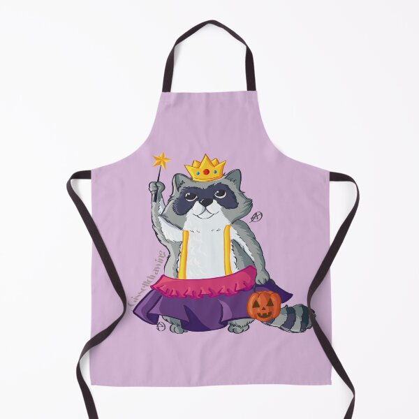 Item preview, Raccoon dressed as a magical princess, Halloween designed and sold by gisselldrawn.