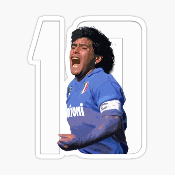 Maradona Napoli Stickers for Sale