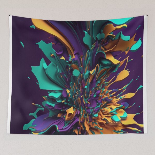 Item preview, 3D mixed colours painting designed and sold by GGardenStudio.