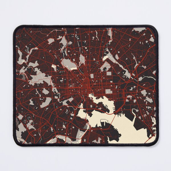 Item preview, Baltimore City Map of Maryland, USA - Vector designed and sold by deMAP.