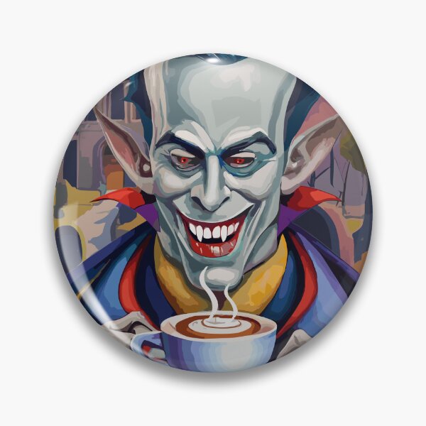 Aperçu de l'œuvre Dracula - Tasse à café créée et vendue par CorvegaDesigns.