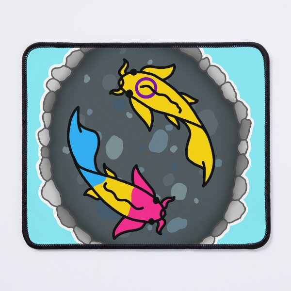 Item preview, Intersex and Pan Pride Flag Koi Pond designed and sold by CastleOfDragons.