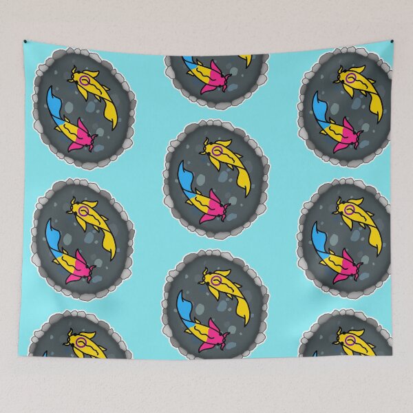 Item preview, Intersex and Pan Pride Flag Koi Pond designed and sold by CastleOfDragons.