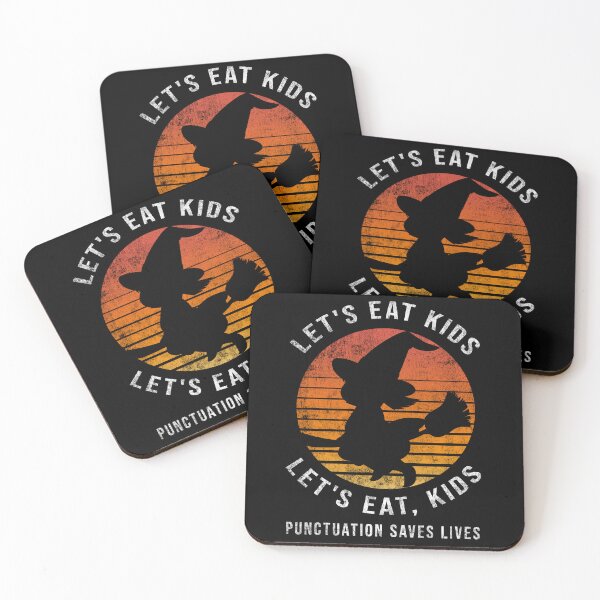 Item preview, Let's Eat Kids Punctuation Saves Lives witch Grammar designed and sold by Thevulcano.