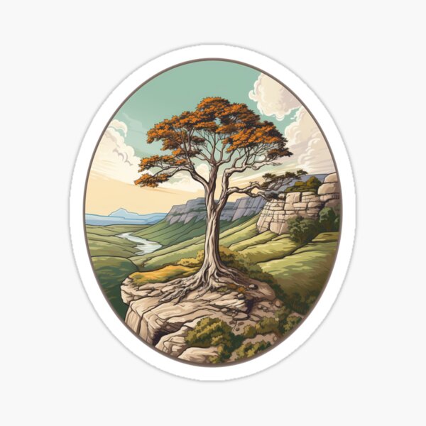 Item preview, Sycamore gap. Beautiful graphics for nature lovers designed and sold by ArtFeverShop.