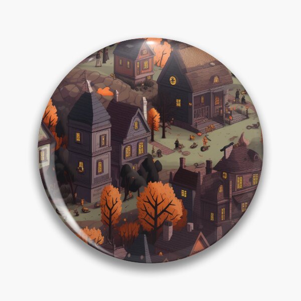 Item preview, Small Town Halloween designed and sold by AlmostForgot.
