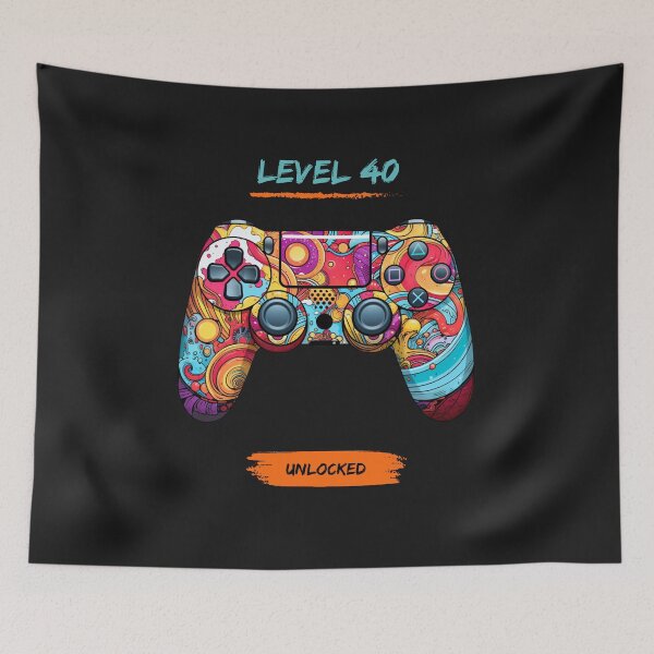 Item preview, Level 40 Unlocked Video Game Controller Skin  designed and sold by T1337.