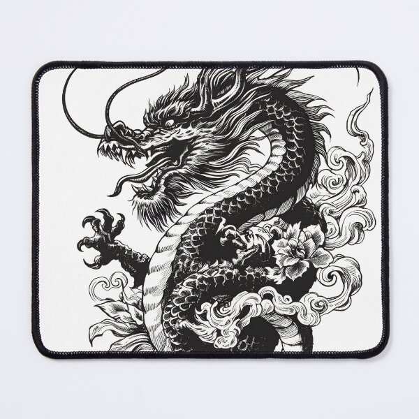 Item preview, ink dragon designed and sold by CALAMITYMOSS.