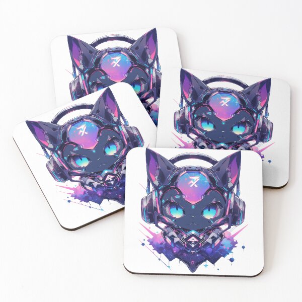 Item preview, Stellar Whiskers: Galaxy Cat Majesty designed and sold by KaleidoKiosk.