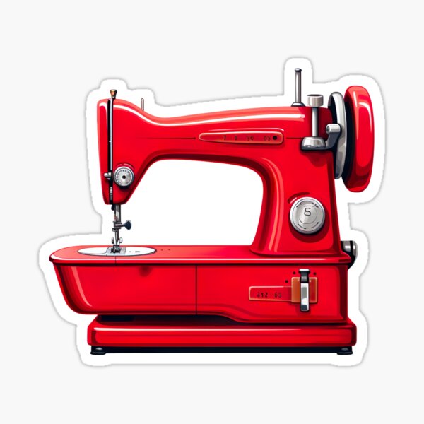 Sewing Machine Sticker by YumeeCraft