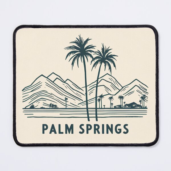 Aperçu de l'œuvre Palm Springs créée et vendue par Retro Travel Design.