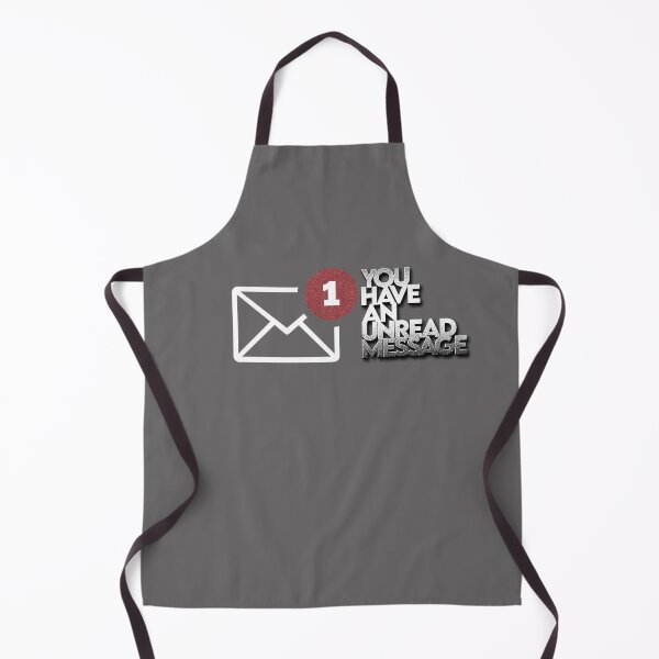 Item preview, You have an unread message qoute interesting text on t shirt, funny, cool designed and sold by ironpalette.