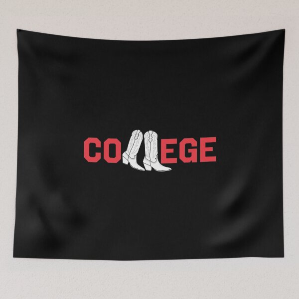 Item preview, College Cowboots - Georgia Red on Black designed and sold by Richie Swann.