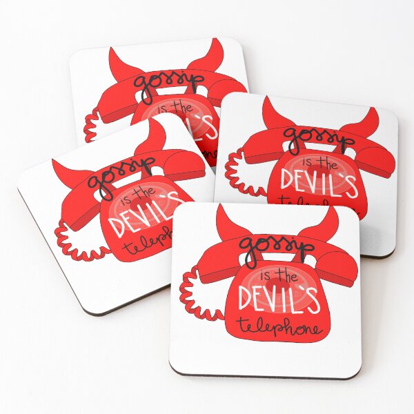Item preview, Gossip is the devil’s telephone designed and sold by AngelMadison.