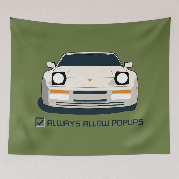 Item preview, Always Allow Pop Ups - 944 designed and sold by Throttle & Threads.