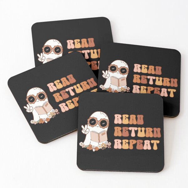 Item preview, Read Return Repeat, book lover designed and sold by MyKaiUS.