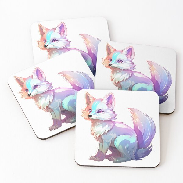 Item preview, Iridescent Rainbow fox designed and sold by MendaciousMina.
