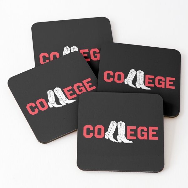 Item preview, College Cowboots - Georgia Red on Black designed and sold by Richie Swann.