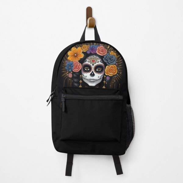 Item preview, Catrina with flowers designed and sold by Roxburylane.