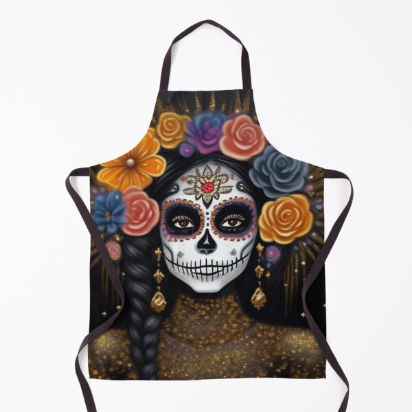 Item preview, Catrina with flowers  designed and sold by Roxburylane.