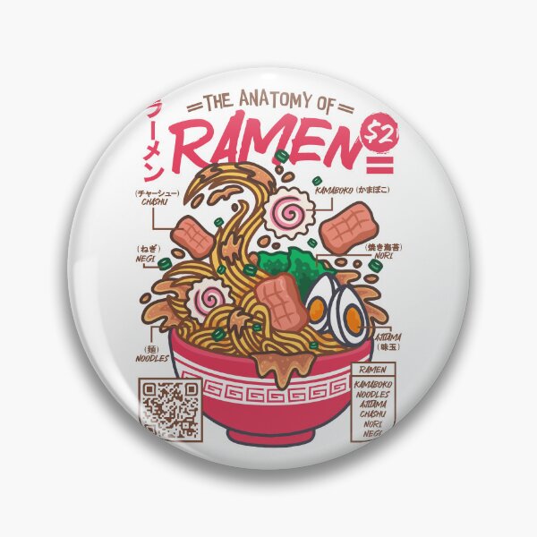 Item preview, The Anatomy of RAMEN designed and sold by RCM Graphix.