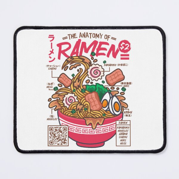 Item preview, The Anatomy of RAMEN designed and sold by RCM Graphix.