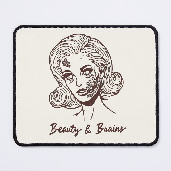Item preview, Beauty & Brains Halloween designed and sold by Retro Travel Design.