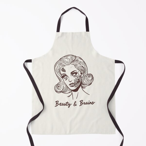 Item preview, Beauty & Brains Halloween designed and sold by Retro Travel Design.