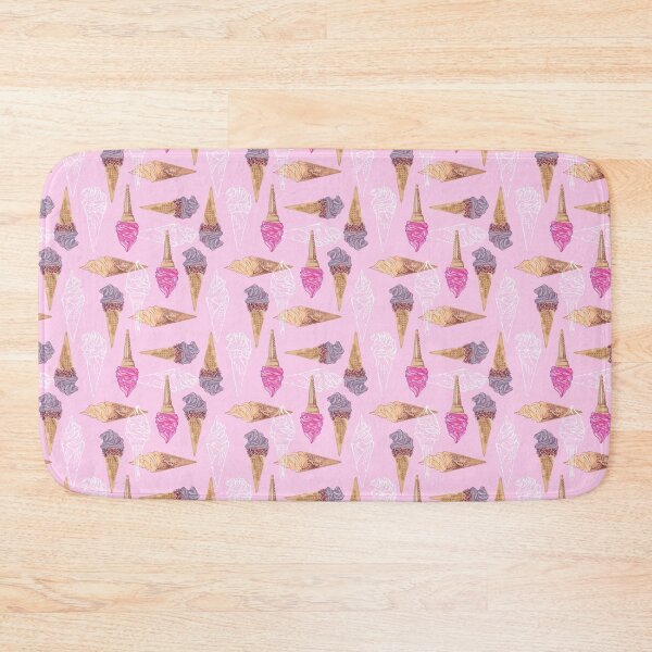 Item preview, Watercolour Ice Creams on Pink background designed and sold by Sara Brenton.