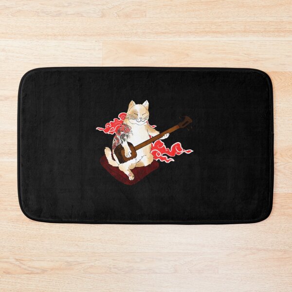 Item preview, Japanese cat with irazumi tattoo designed and sold by IrezumiZoo.