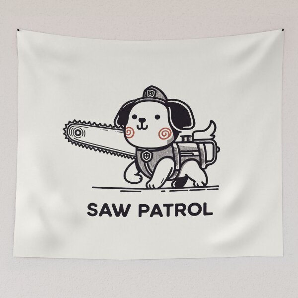 Item preview, Saw Patrol 2023 designed and sold by Retro Travel Design.