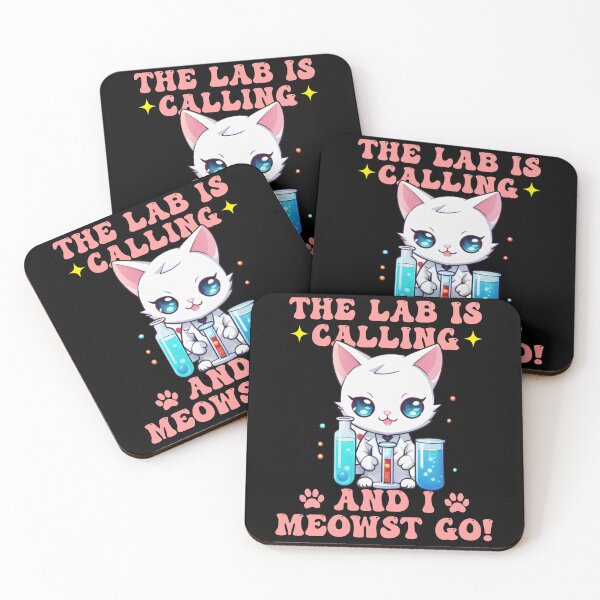 Item preview, Girls Lab Calling Science Funny Lab Cat Laboratory Chemistry Microbiology designed and sold by Amineharoni.