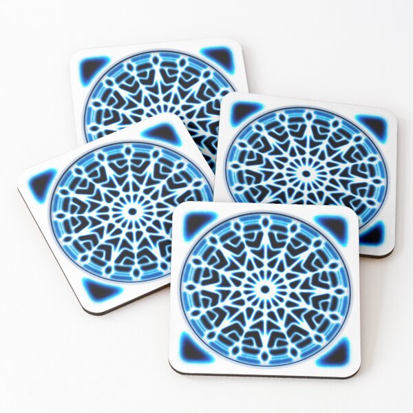 Aperçu de l'œuvre Mandala 01 mini bleu créée et vendue par extramuros-cf.